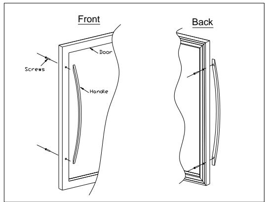 AVINTAGE AV50C - Instalacion del tirador: - 1