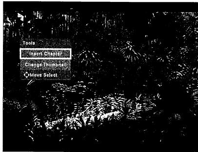 DIGITEK DVR-160PH - Éditer le chapitre d'un titre de DVD (pendant la lecture) - 1