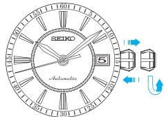 SEIKO 4R36 - Réglage de la date au début du mois - 1