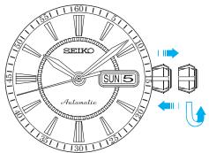 SEIKO 4R36 - Réglage de la date au début du mois - 1