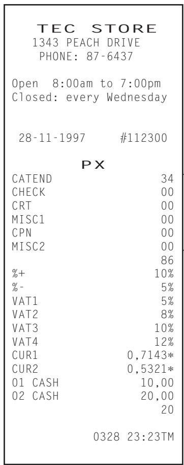 TEC MA-1350 2 - Lecture des autres données programmesés - 1