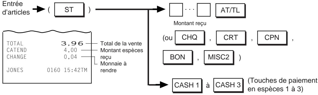 TEC MA-1350 2 - 2) Réception par moyens de paiement - 1