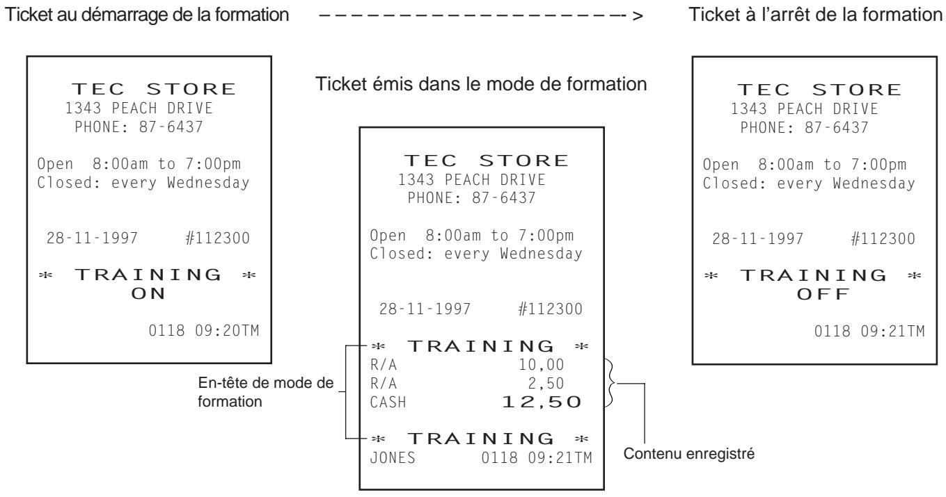 TEC MA-1350 2 - Opération pour l'arrêt du mode de formation - 4