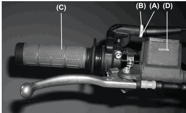GAS GAS HALLEY 450 - Cable accelerateur - 1