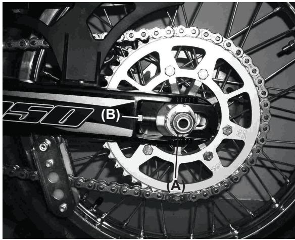 GAS GAS HALLEY 450 - Ajuster la tension - 1