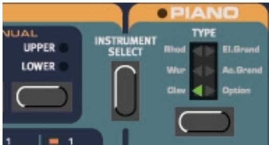 CLAVIA NORD ELECTRO - Sélectionner un instrument (orgue ou Piano ) - 1