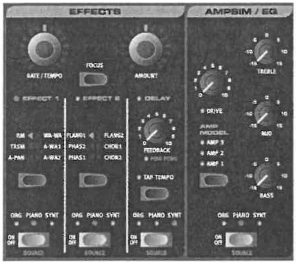 CLAVIA NORD STAGE EX - LES EFFETS DE PANNEAU - 1