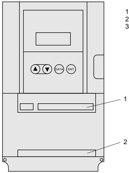 SCHNEIDER ALTIVAR 18 - Position der Anschlußleiste: am unteren Teil des Altivar - 1