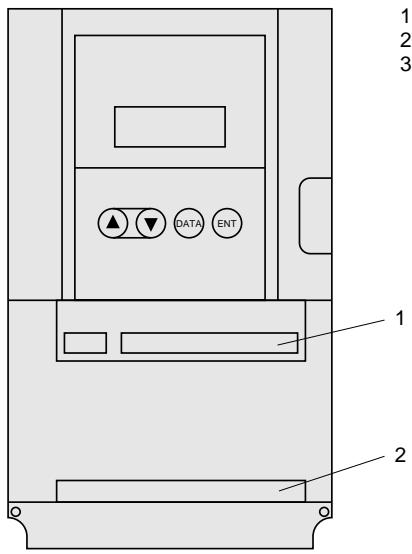 SCHNEIDER ALTIVAR 18 - Accessing terminal blocks - 1