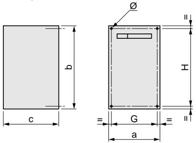 SCHNEIDER ALTIVAR 18 - Dimensiones - 1