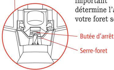 DRILL DOCTOR 500X - Ajustez la position du foret - 2