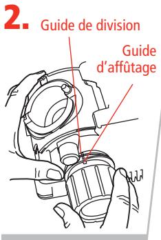 DRILL DOCTOR 750X - Laissez le foret dans le mandrin après l'affutage - 1
