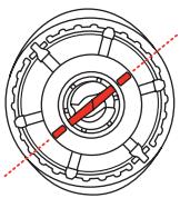 DRILL DOCTOR 750X - Alinee la broca con las marcas de acontecido para mampostería - 1