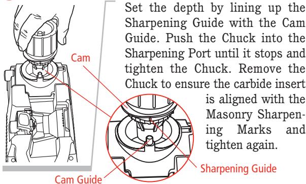 DRILL DOCTOR 750X - Set the depth - 1