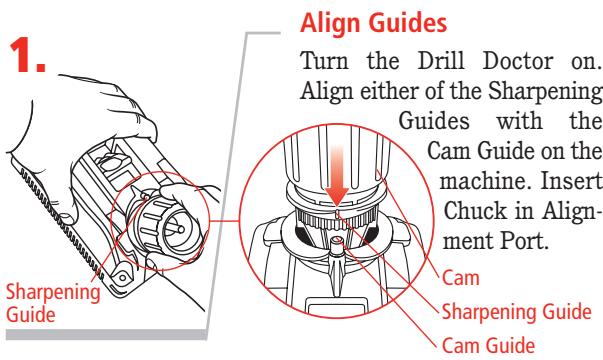 DRILL DOCTOR XP - Sharpening the Drill Bit - 1
