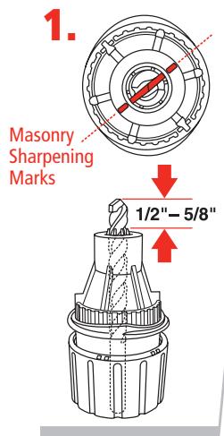 DRILL DOCTOR XP - Masonry Drill Bits - 1