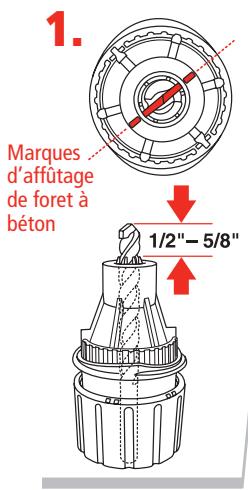 DRILL DOCTOR XP - Forets à béton - 1