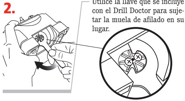 DRILL DOCTOR XP - Inversión o sustitución de la muela de afilado adiamantada - 2