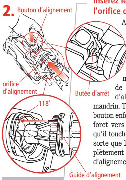 DRILL DOCTOR XP - Insérez le foret dans un mandrin et serrez - 1