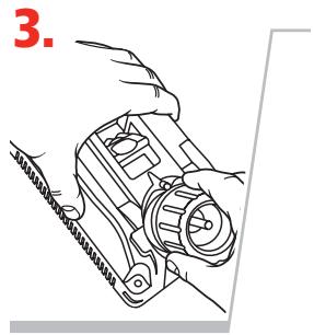 DRILL DOCTOR XP - Insérez le mandrin dans l'orifice d'alignement et réglez la position du foret. - 1