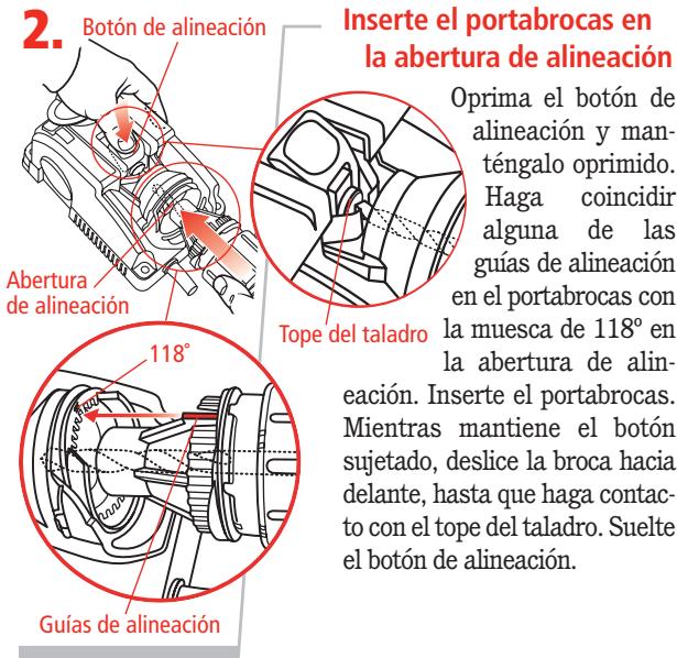DRILL DOCTOR XP - Inserte la broca en el portabrocas y apriete. - 1