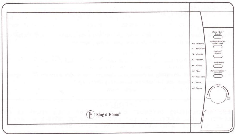 KING D HOME AG820CKA - MANUEL d'utilisation - 1