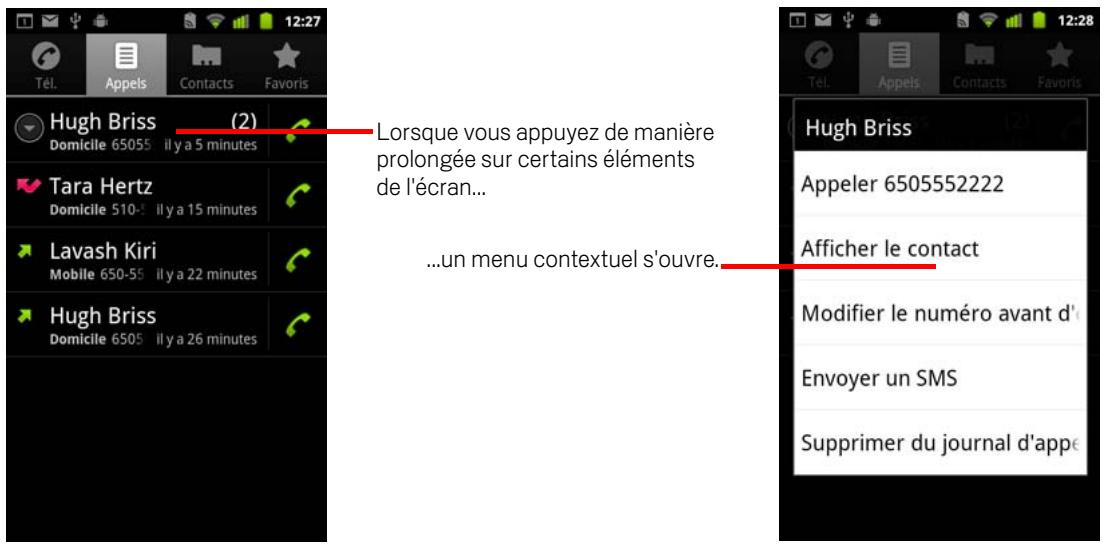 GOOGLE ANDROID 2.3 - Menu d'options - 3