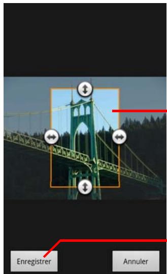 GOOGLE ANDROID 2.3 - Rogner une image - 1