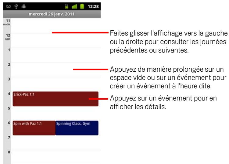 GOOGLE ANDROID 2.3 - Passer à la vue jour - 1