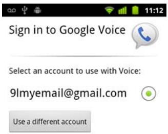 GOOGLE ANDROID 2.3 - Configurer google voice - 1