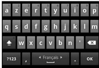 GOOGLE ANDROID 2.3 - Lancer une recherche sur le téléphone et sur le web en saisissant du texte - 2