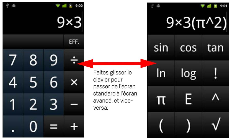 GOOGLE ANDROID 2.3 - Ouvrir et utiliser la calculatrice - 1