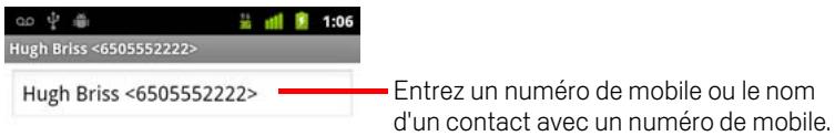 GOOGLE ANDROID 2.3 - Envoyer un SMS - 1