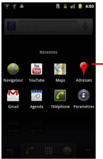 GOOGLE ANDROID 2.3 - Passer à une application récemment utilisée - 1