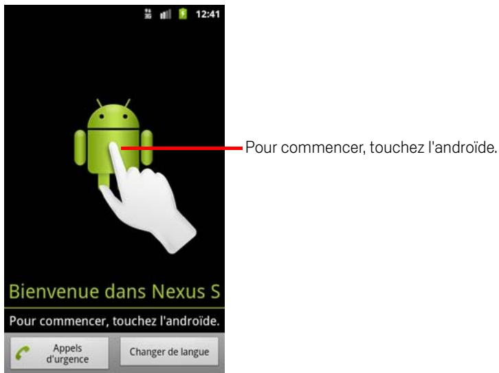 GOOGLE ANDROID 2.3 - Premier démarrage d'android - 1