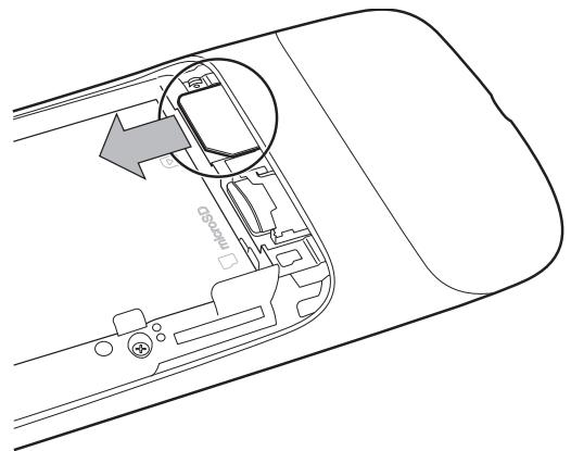 GOOGLE NEXUS ONE - Pour retirer ou insérer une carte SIM - 1