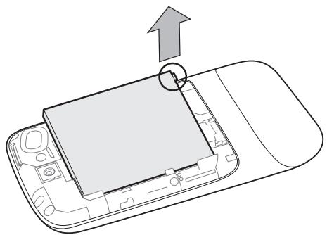 GOOGLE NEXUS ONE - Pour enlever ou insérer la batterie - 1