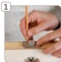 DREMEL - Rainurer une porte pour installer le pêne d'une serrure - 1