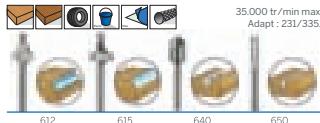 DREMEL - INDEX des accessoires - 6