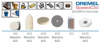 DREMEL - INDEX des accessoires - 13