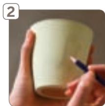 DREMEL - Pots en terre cuite points - 2