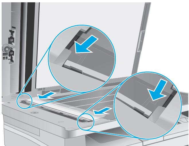 HP LASERJET PRO MFP M227FDW,  LASERJET PRO M227FDN,  LJ PRO COLOR M227SDN,  LASERJET PRO MFP M227SDN - Clean the ADF replaceable film assembly - 5