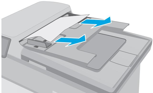 HP LASERJET PRO MFP M227FDW,  LASERJET PRO M227FDN,  LJ PRO COLOR M227SDN,  LASERJET PRO MFP M227SDN - Clear jams in the document feeder - 1