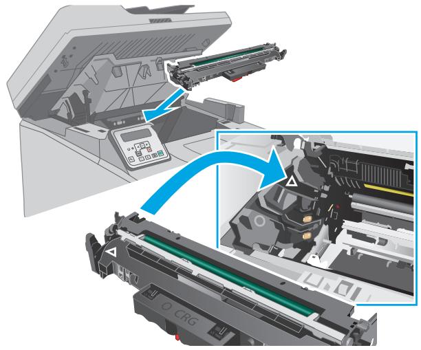 HP LASERJET PRO MFP M227FDW,  LASERJET PRO M227FDN,  LJ PRO COLOR M227SDN,  LASERJET PRO MFP M227SDN - Clear jams in the toner-cartridge area - 9
