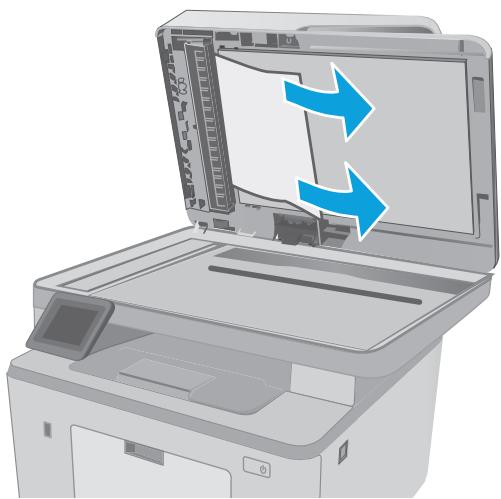 HP LASERJET PRO MFP M227FDW,  LASERJET PRO M227FDN,  LJ PRO COLOR M227SDN,  LASERJET PRO MFP M227SDN - Clear jams in the document feeder - 5