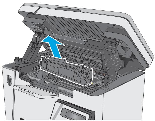 HP LASERJET PRO MFP M26A, LASERJET PRO MFP M26NW - Clear jams in the toner-cartridge area - 3
