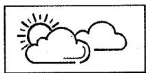 CLIP SONIC SL216 - ICONE Des previsions METEO et indicateur de tendance de la pression - 2