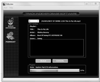 JBSYSTEMS USB 1.1 - BENUTZEN DER TRACK-INDEXER-SOFTWARE - 1