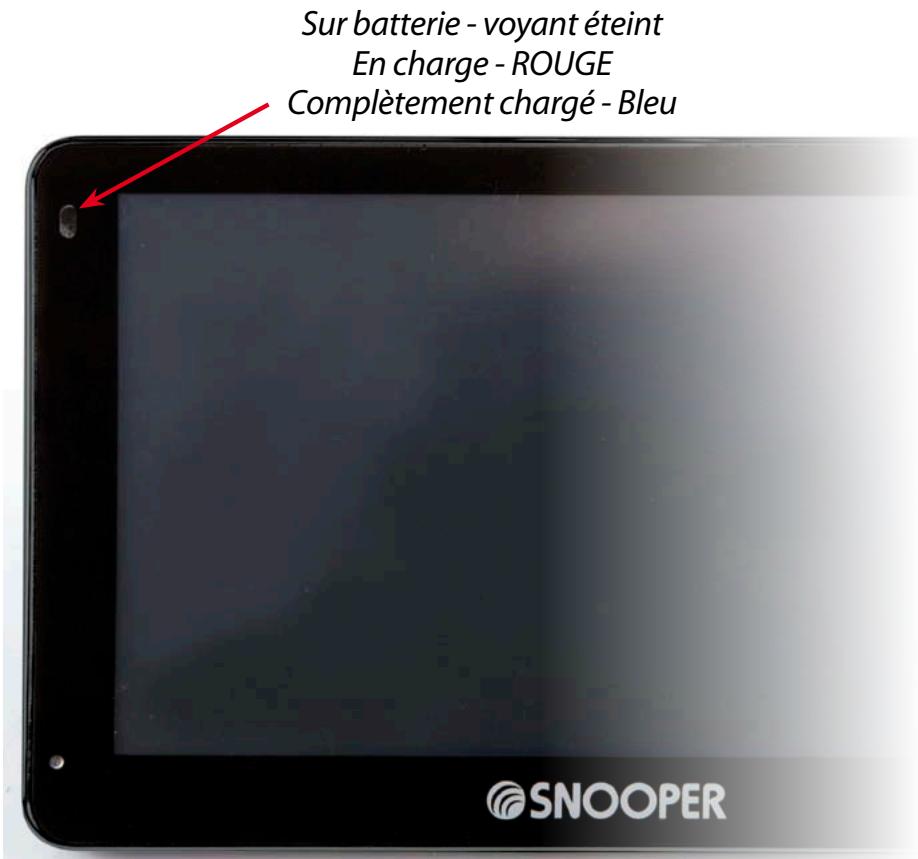 SNOOPER CC 5200, CC 8200 - Alimentation du snooper à l'aide de la batterie intégrée - 2