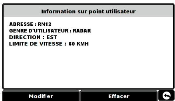 SNOOPER CC1000 - Modification de points d'utilisateur - 5